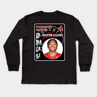 Scottie Barnes Kids Long Sleeve T-Shirt